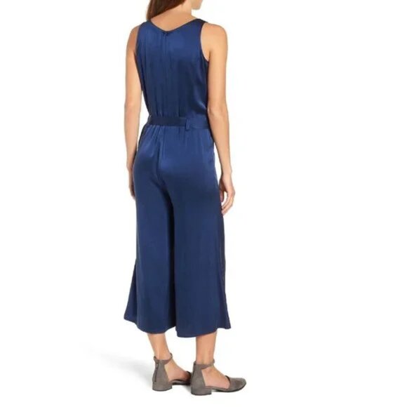Eileen Fisher Crop Jumpsuit - Picture 2 of 8